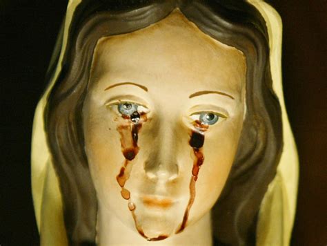 vatican mary weeping statue